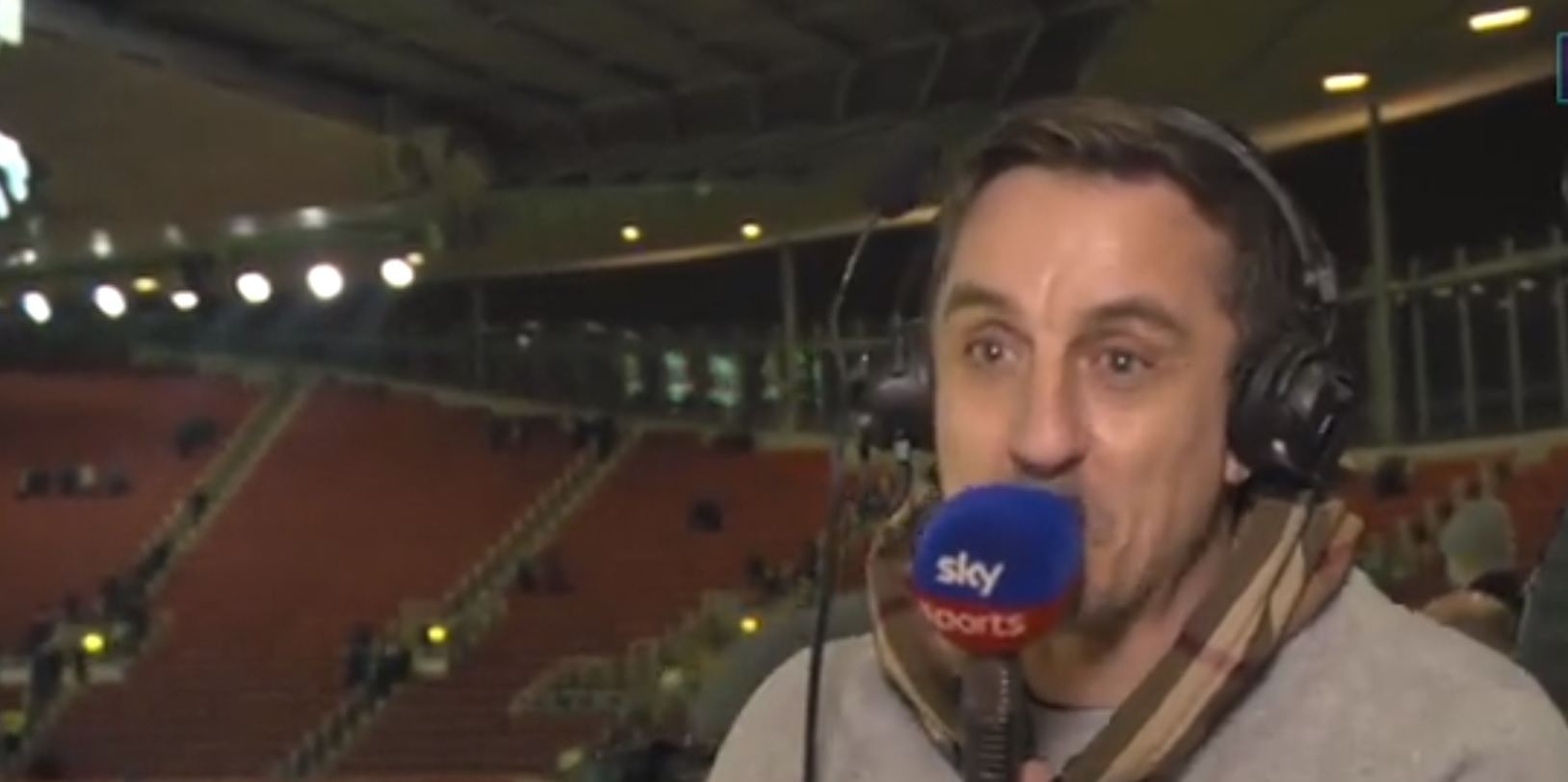 (Video) Gary Neville issues PL title u-turn after Liverpool secure 2-0 Arsenal victory
