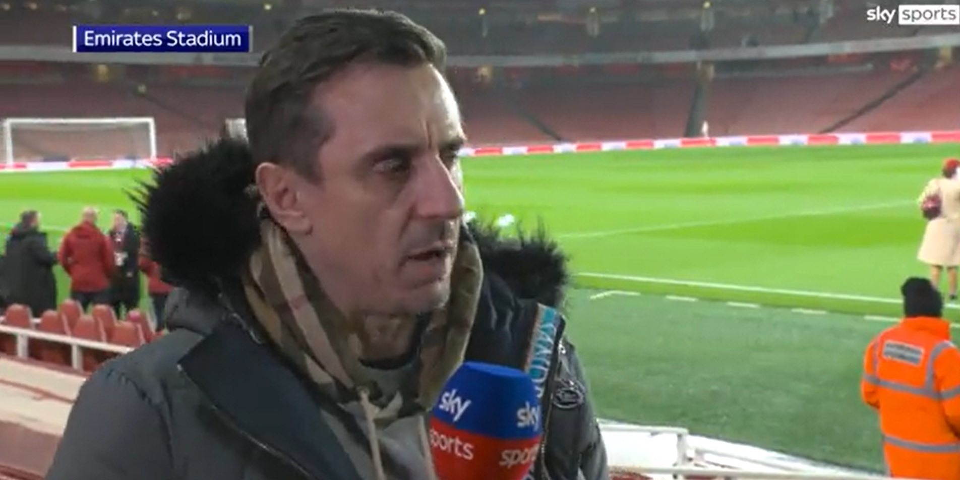 (Video) Gary Neville shares honest Man Utd verdict when discussing Liverpool v Arsenal clash