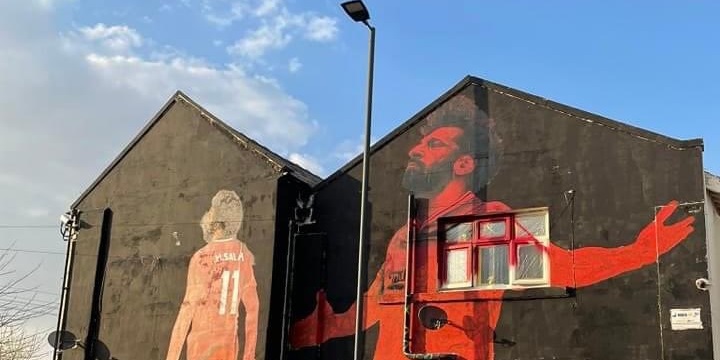 (Photo) Mo Salah mural looks set to be a stunner once completed after latest update