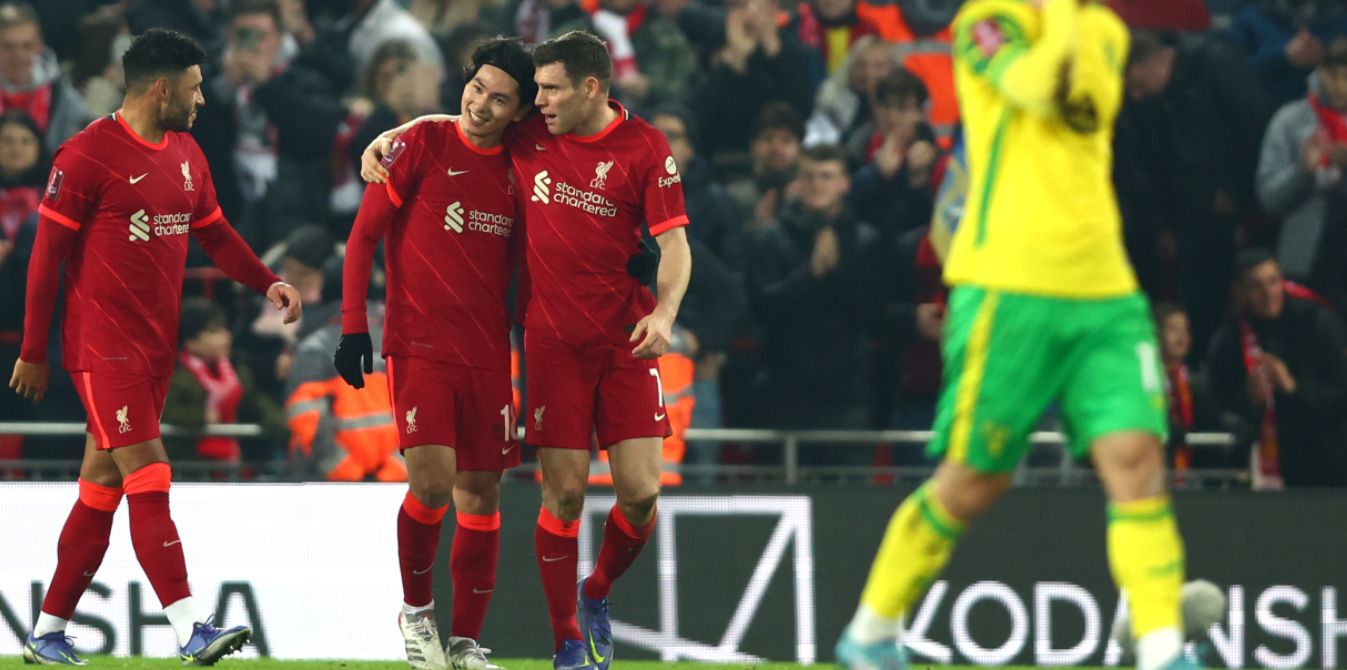 James Milner singles out one teammate as Liverpool book their place in the FA Cup quarter-final