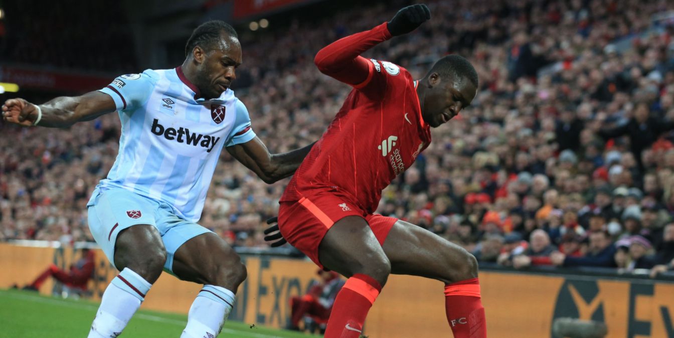 Ibou Konate back with the anime reactions as he helps Liverpool defeat West Ham