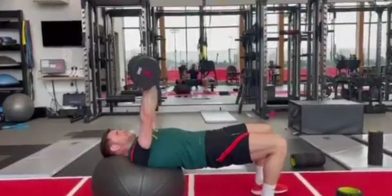 James Milner announces his return from illness with a full body workout and declares himself ‘ready for the run-in’