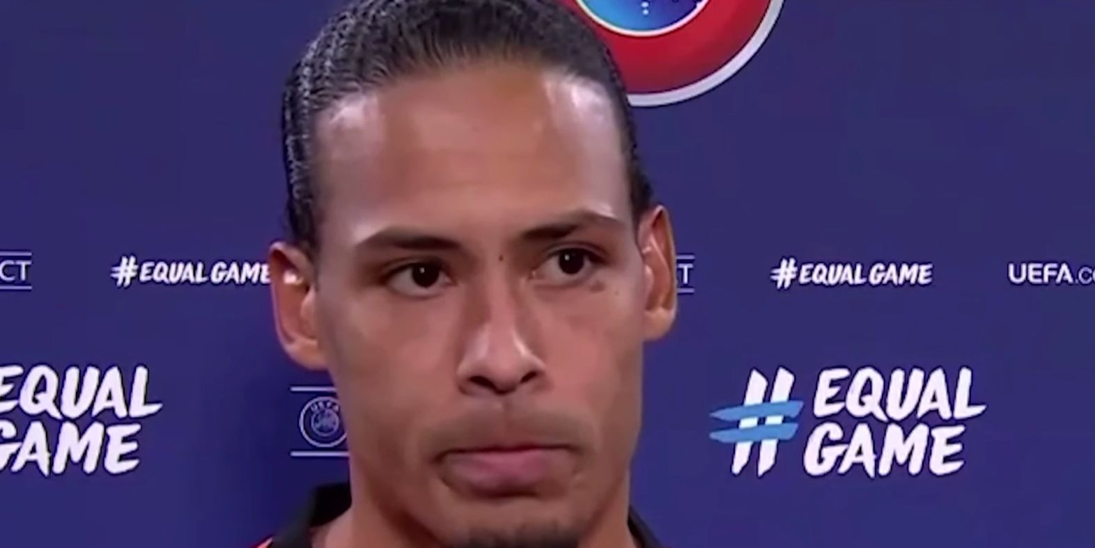 (Video) Virgil van Dijk’s reaction when he hears that Mo Salah and Egypt have missed out on the World Cup