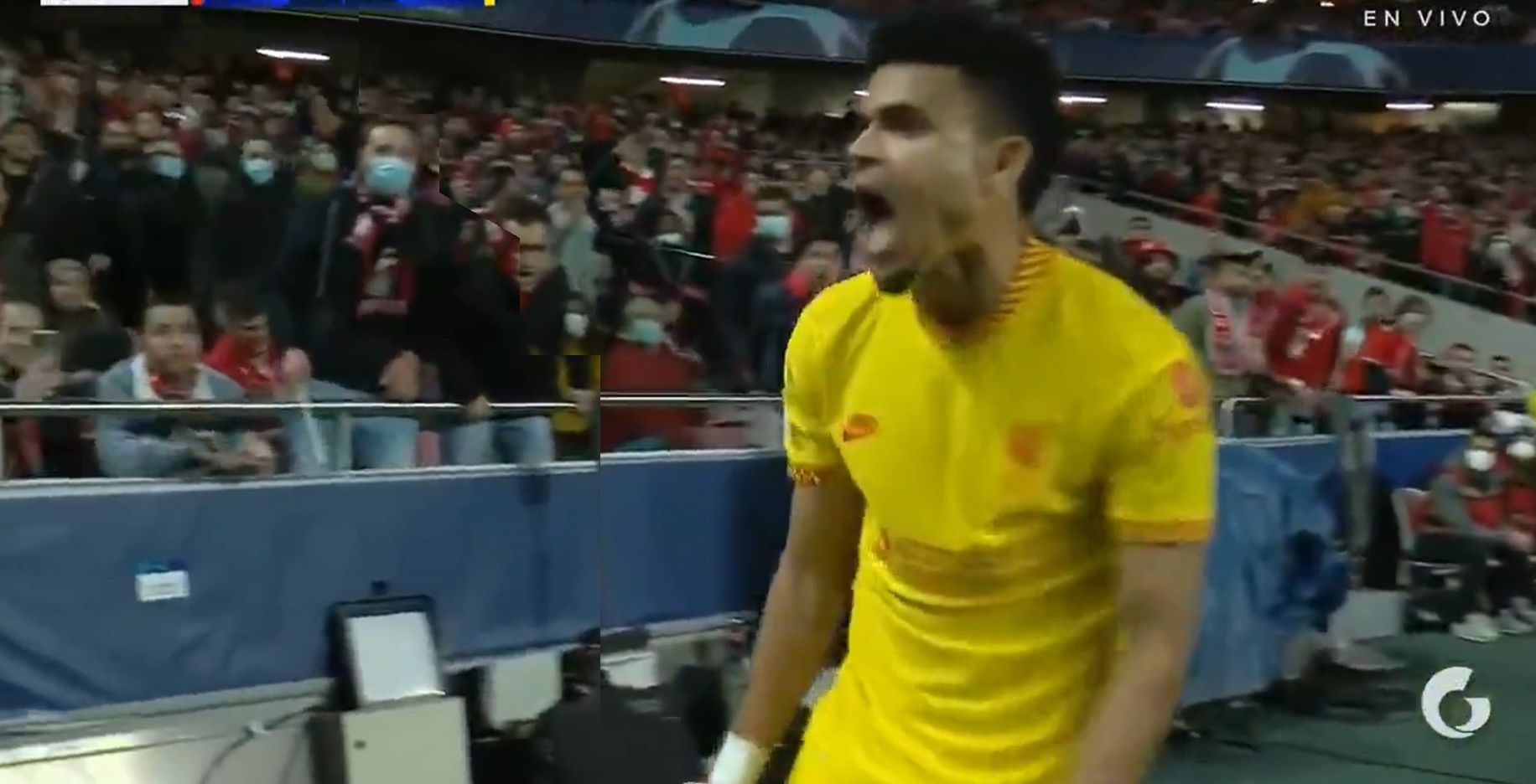 (Video) Angry Benfica fan throws stick at Diaz