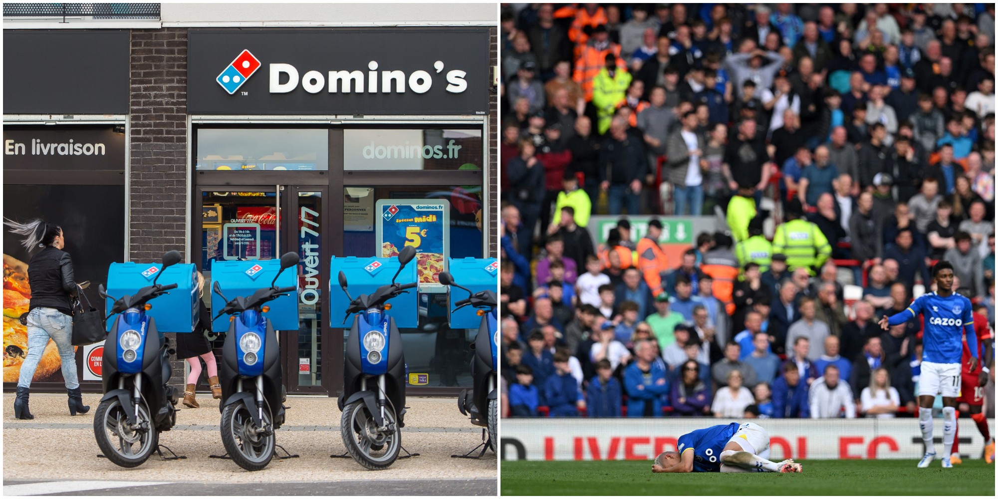 (Video) Domino’s Pizza mock Everton’s Richarlison with hilarious Simpsons GIF after diving Anfield antics