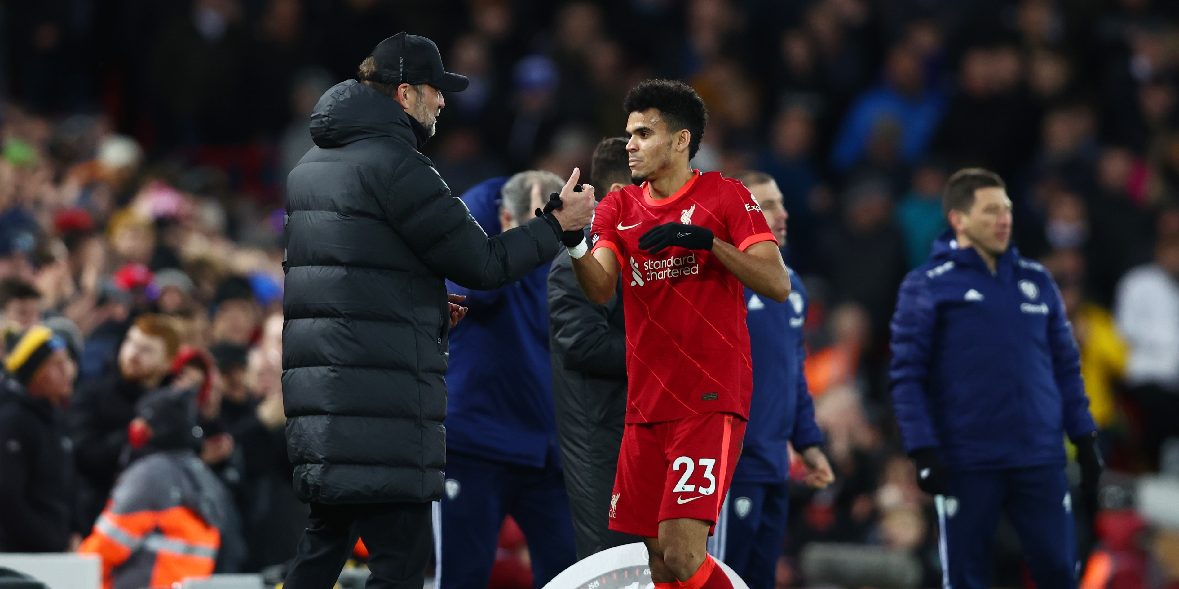 Jurgen Klopp’s stellar advice to Luis Diaz pays dividends as Liverpool star shares details of private chat