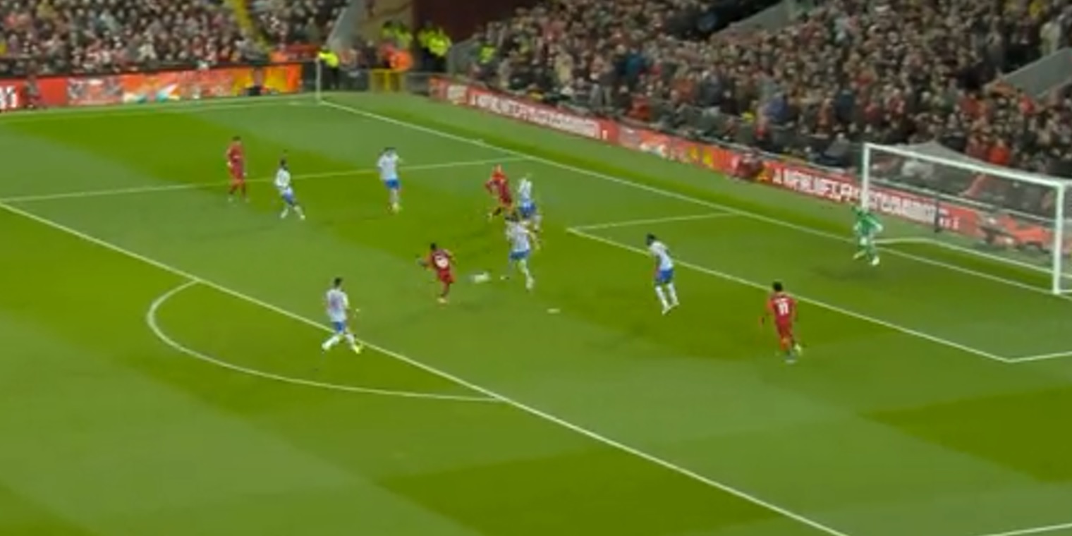 (Video) Mane puts Liverpool 3-0 up with pinpoint finish past David de Gea