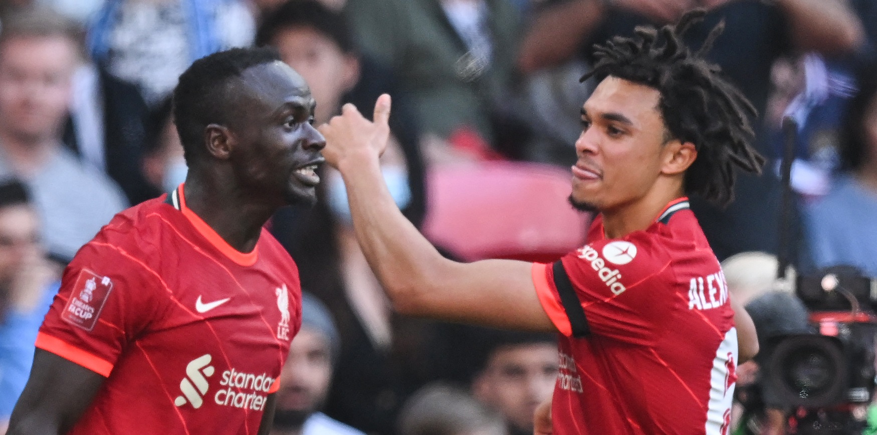 Carragher issues 11-word tweet response to Mane masterclass as forward puts Liverpool 3-0 up in stunning first-half at Wembley