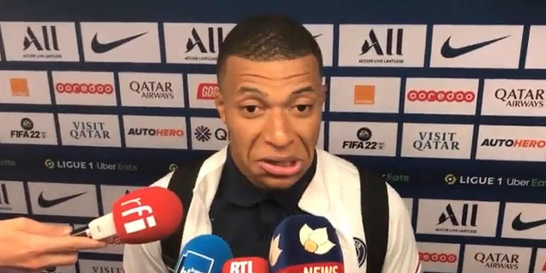 (Video) Formerly Liverpool-linked Mbappe breaks silence on his future