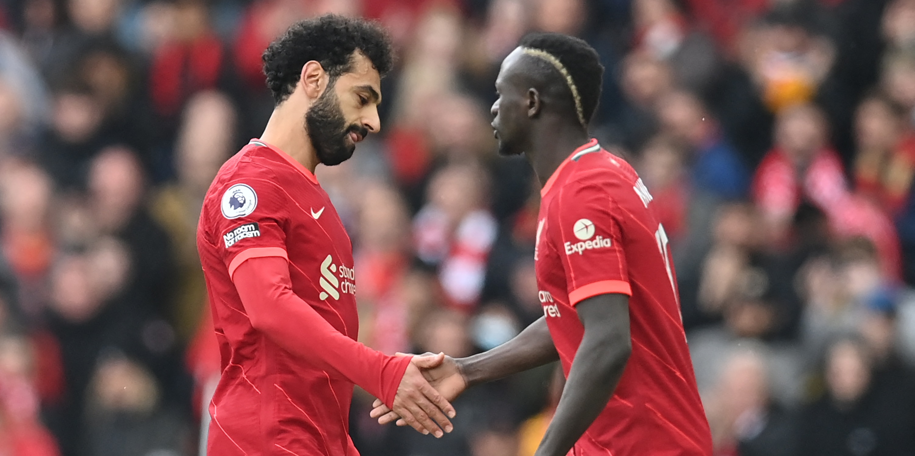 George Weah insists Sadio Mane and Mo Salah ‘shouldn’t obsess over the Ballon d’Or’ and urges the two Liverpool stars to ‘improve more’