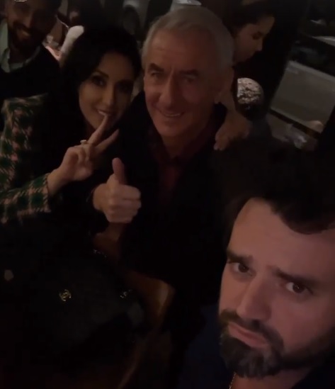 (Photo) Salah’s agent Ramy Abbas spotted with grinning Liverpool legend Ian Rush as rumours swirl over contract talks