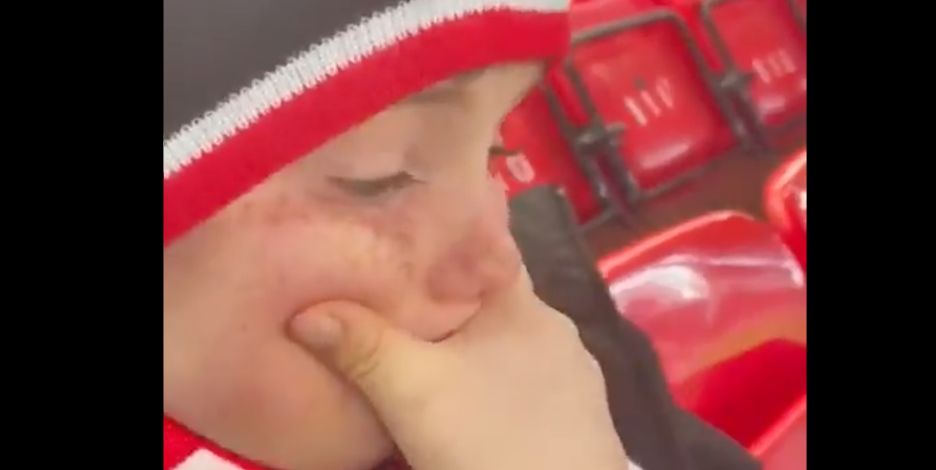 (Video) Watch heart-warming clip of young supporter in tears of joy as he attends his first ever Liverpool game