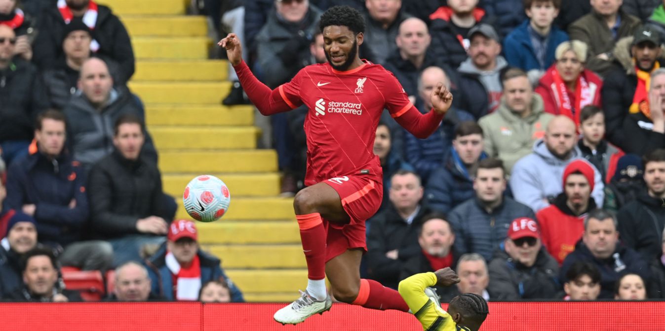 BBC pundit singles out ‘mesmerising’ Joe Gomez performance after he displayed his ‘rare talent’ for Liverpool