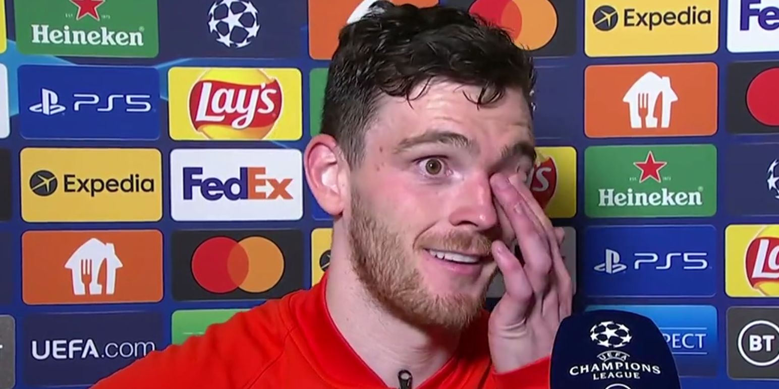 (Video) “Help them stop smoking” – Andy Robertson’s light-hearted response to being targeted by Portuguese lighters