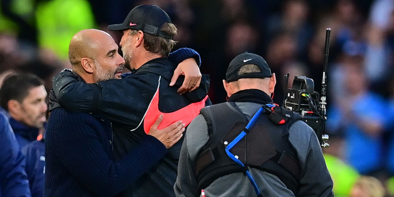 Pep Guardiola name checks four members of Jurgen Klopp’s squad and says one Liverpool player is ‘like an exhibition’