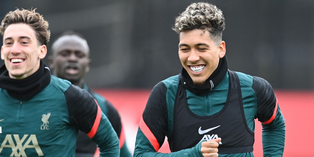 Liverpool supporters worried as Bobby Firmino is absent from Liverpool training pictures ahead of Manchester City game