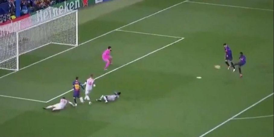 All Liverpool fans reminded of 2019 Barcelona moment following Riyad Mahrez’s late miss at the Etihad Stadium