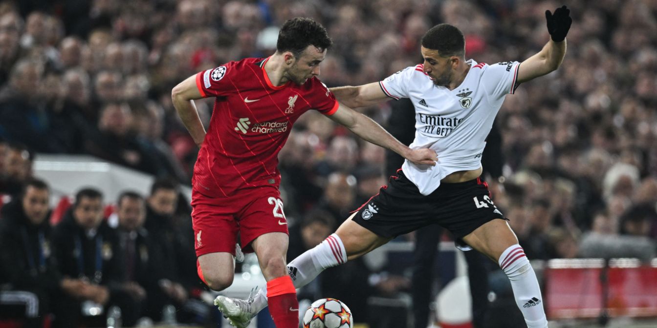 Diogo Jota singles out his teammate for post-match praise after helping Liverpool reach the Champions League semi-finals