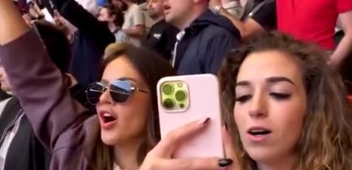 (Video) Fabinho, Diogo Jota and Thiago Alcantara’s wives sing ‘You’ll Never Walk Alone’ at Wembley as they watch Liverpool