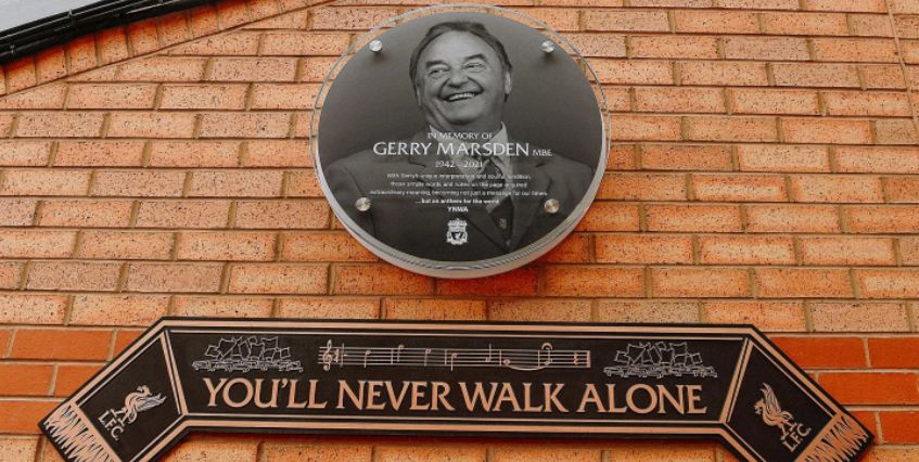 Liverpool unveil Gerry Marsden memorial at Anfield in tribute to the voice behind ‘You’ll Never Walk Alone’