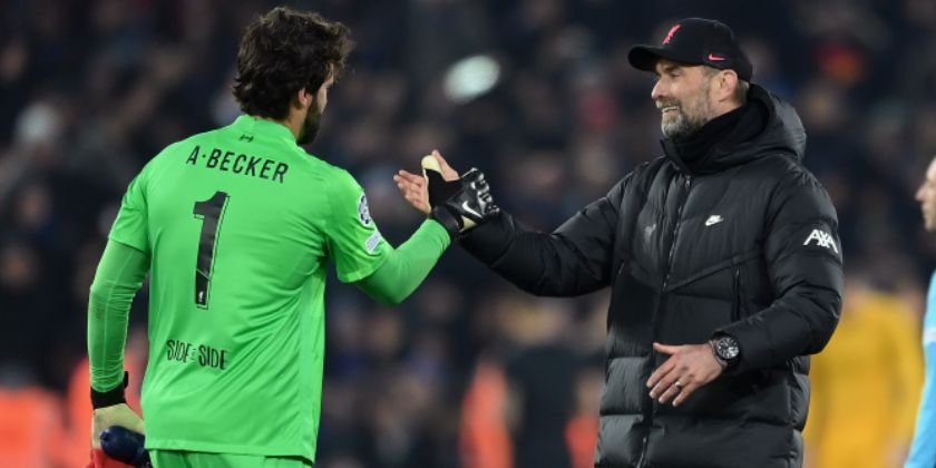Alisson Becker gushes over ‘the foundation of our team’ and ‘key figure in our squad’ Jurgen Klopp