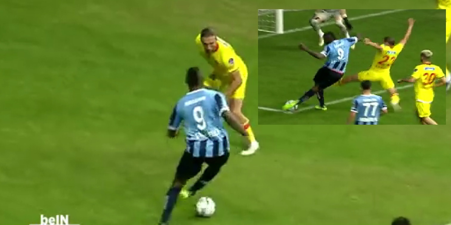 (Video) Ex-Red Balotelli pulls off outrageous Rabona goal after taking the mickey out of opposition defender