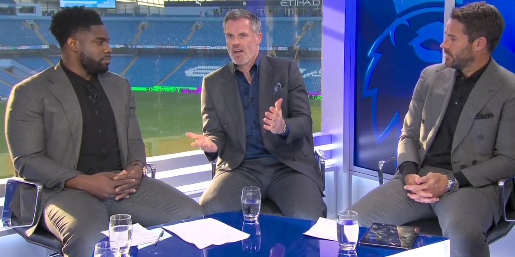 (Video) ‘You’re not seen as a big club’ – Carragher argues with Micah Richards over importance of Champions League