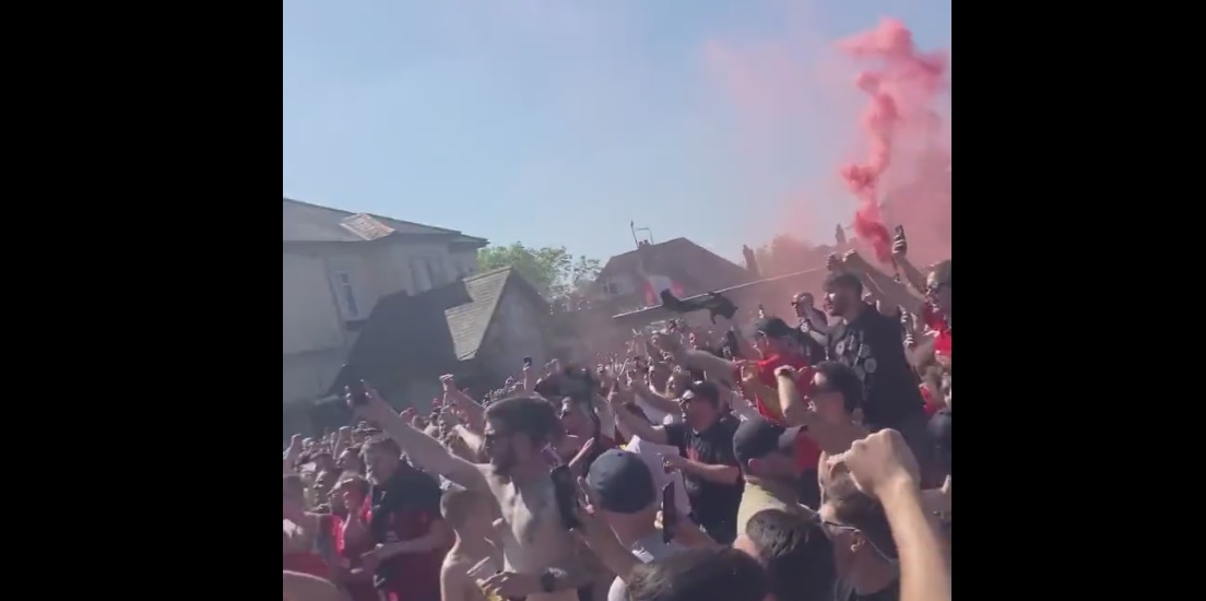 (Video) New Luis Diaz chant unveiled in Liverpool fan footage ahead of Real Madrid clash