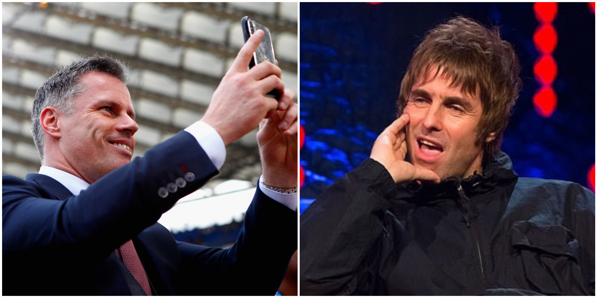 ‘Oasis are s**te’ – Jamie Carragher issues x-rated putdown response to Liam Gallagher after Man City win PL