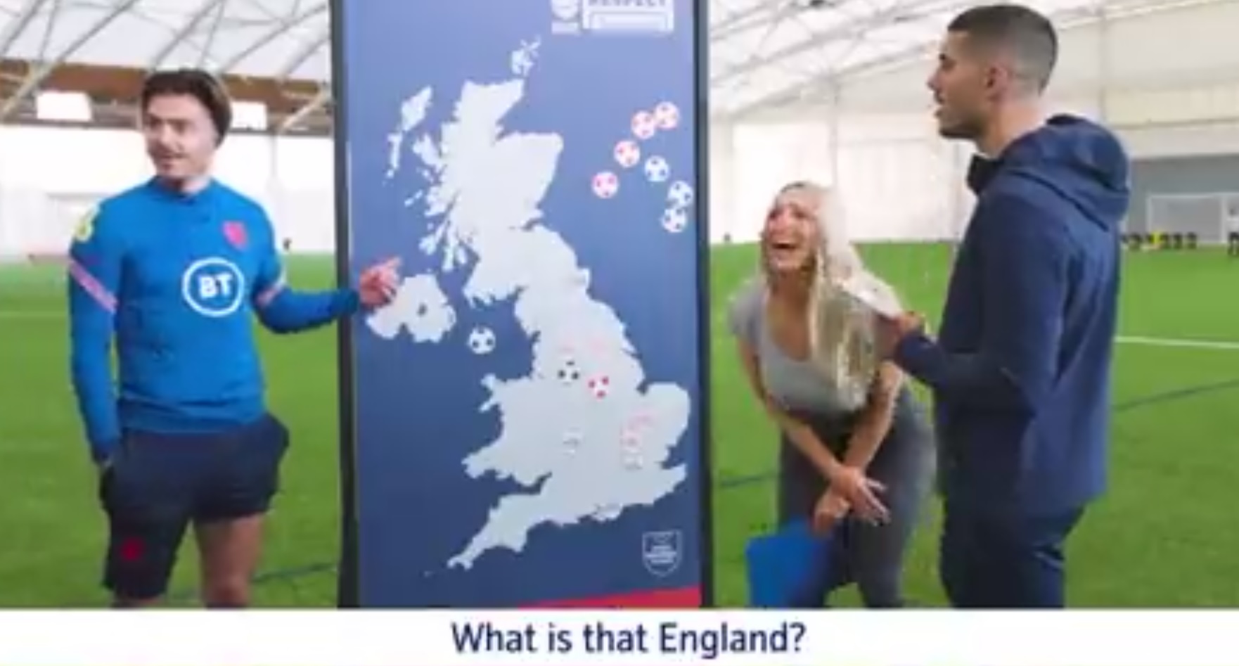(Video) Jack Grealish has Henderson in hysterics over horrific geography gaffe