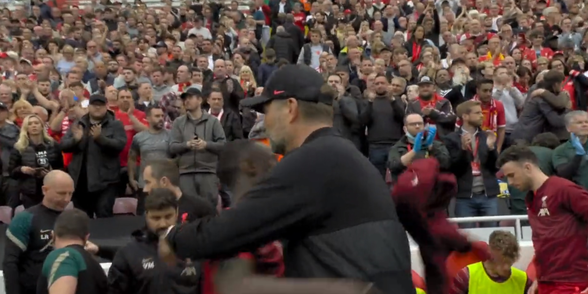 (Video) Liverpool fans’ incredible reaction after Wolves win despite falling a point short of the PL title