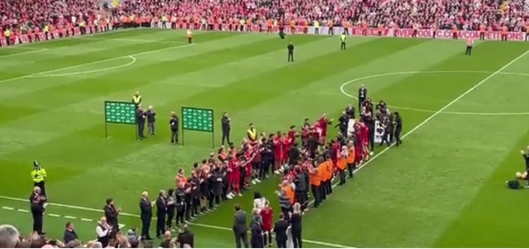 (Video) Anfield bids farewell as Divock Origi handed well-deserved guard of honour after Liverpool win