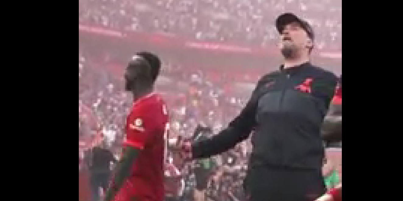 (Video) Liverpool fans will love cool new angle of Mane copying Klopp fist-pumps