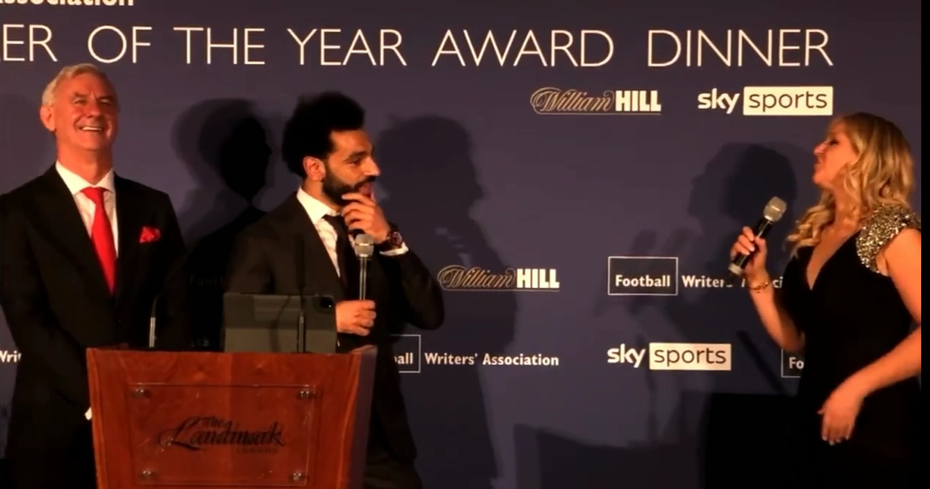 (Video) Ian Rush can’t stop grinning as Salah throws down the gauntlet to Real Madrid in FWA awards speech