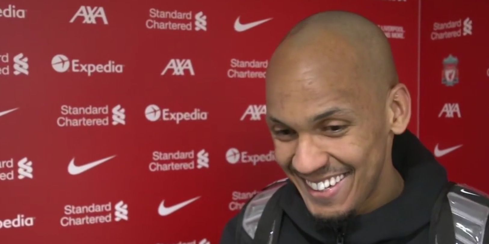 (Video) “The fans were on fire” – Fabinho thanks the Liverpool fans and admits his side tried everything to get the three points