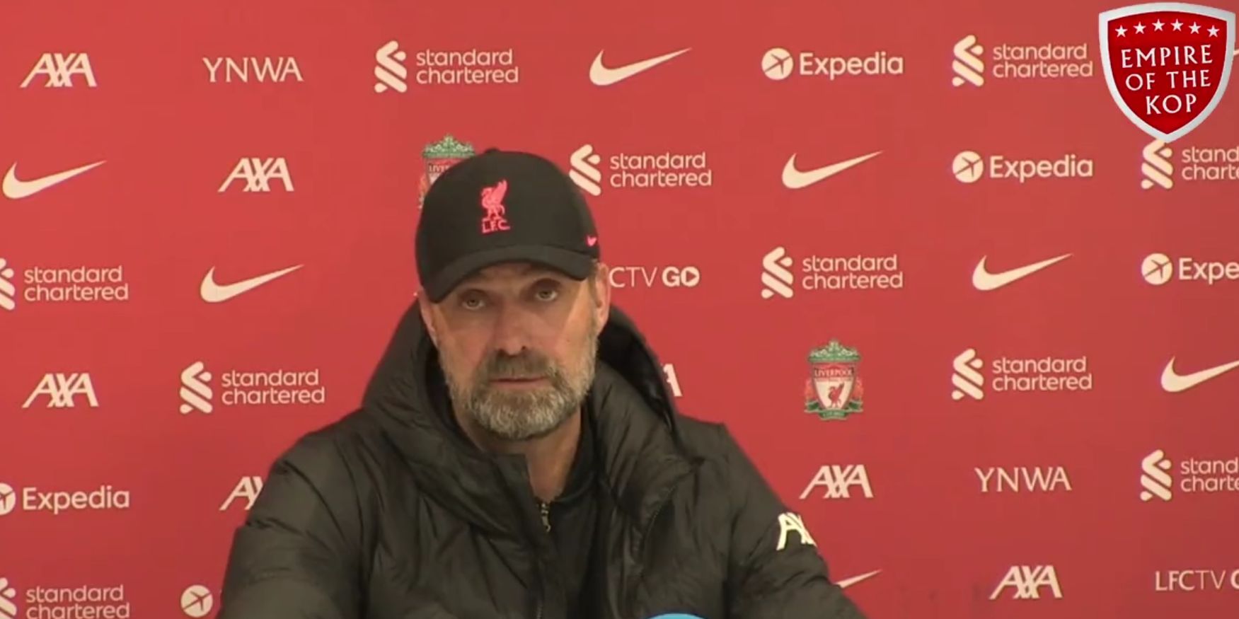 (Video) “Stop behaving like it is a funeral” – Jurgen Klopp sends out a defiant message to his players and supporters