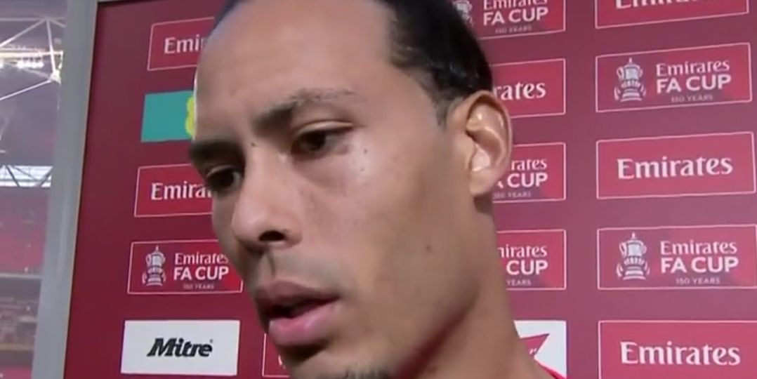 (Video) “I felt a little twinge behind my knee” – Virgil van Dijk provides an update on his injury that caused him to be subbed off