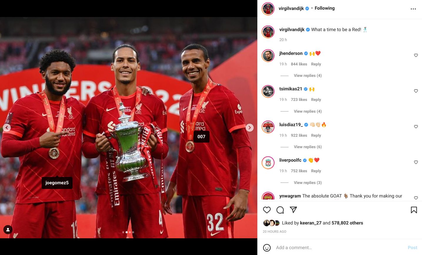 van Dijk, Matip