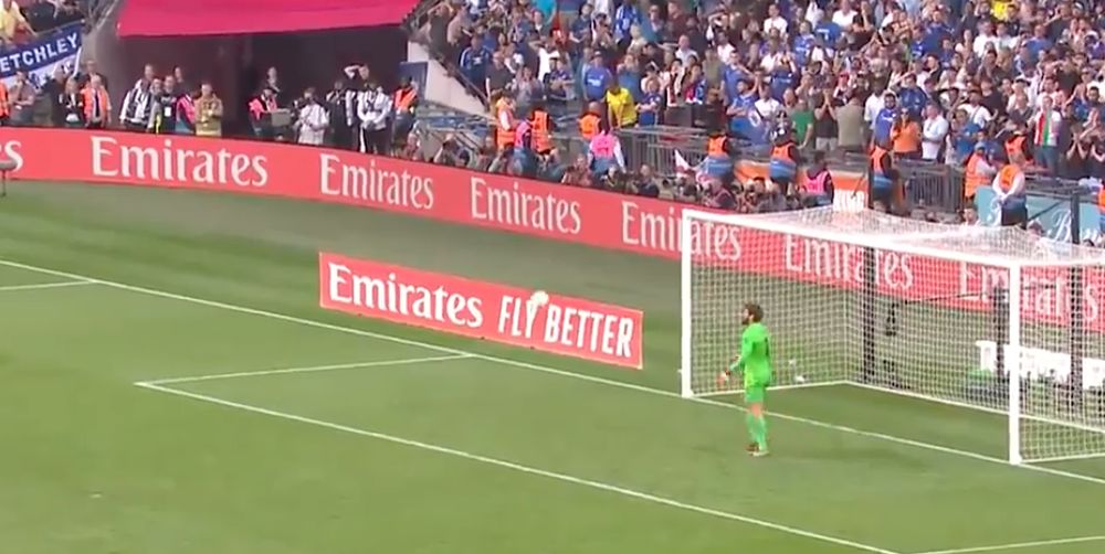 (Video) Alisson Becker technically saves Mason Mount’s penalty twice as the Liverpool No. 1 prevents the ball from spinning into the net mid-celebration