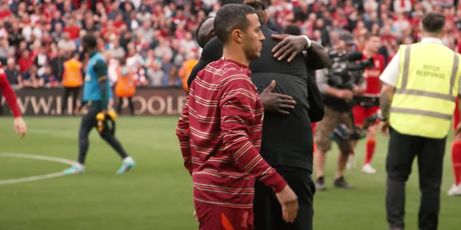 (Video) Liverpool fans worry as Thiago Alcantara spotted walking very gingerly after the victory over Wolves