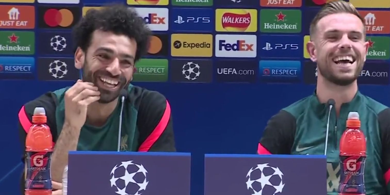 (Video) Jordan Henderson and Mo Salah nod to the inhaler rumours as they joke about remaining fit all season