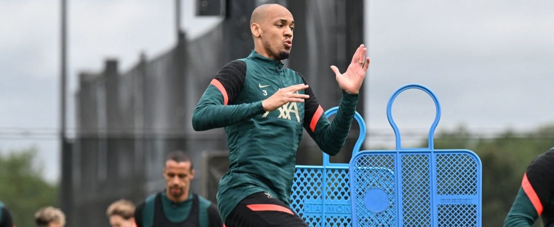 ‘Let’s do it’ – Fabinho in good spirits as he returns to full training ahead of Saturday’s Champions League final clash with Real Madrid