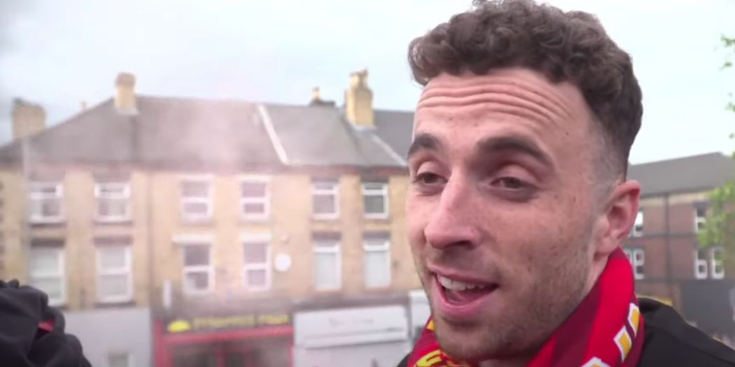 (Video) Diogo Jota admits he was ‘not expecting’ so many Liverpool fans to turn out to the bus tour parade