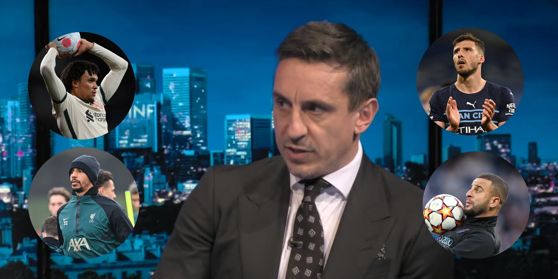 Gary Neville leaves Alexander-Arnold out of his PL team of the season & claims he’d prefer City duo v Real Madrid