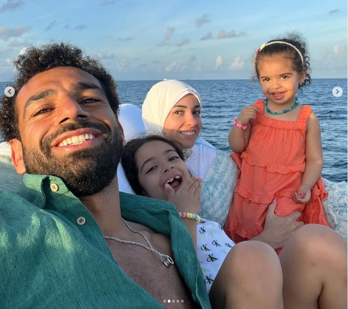 (Photos) Salah looks wellrested in family holiday pictures