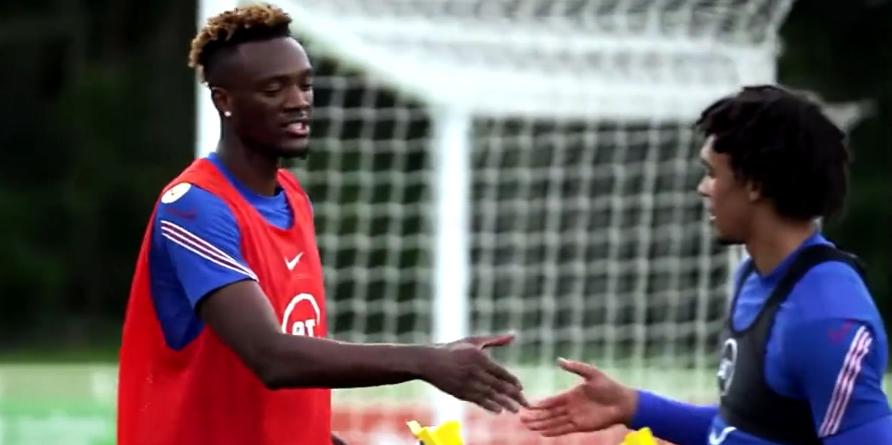 (Video) “I’m joining you guys next season” – Tammy Abraham suggests a move to Liverpool with Trent Alexander-Arnold