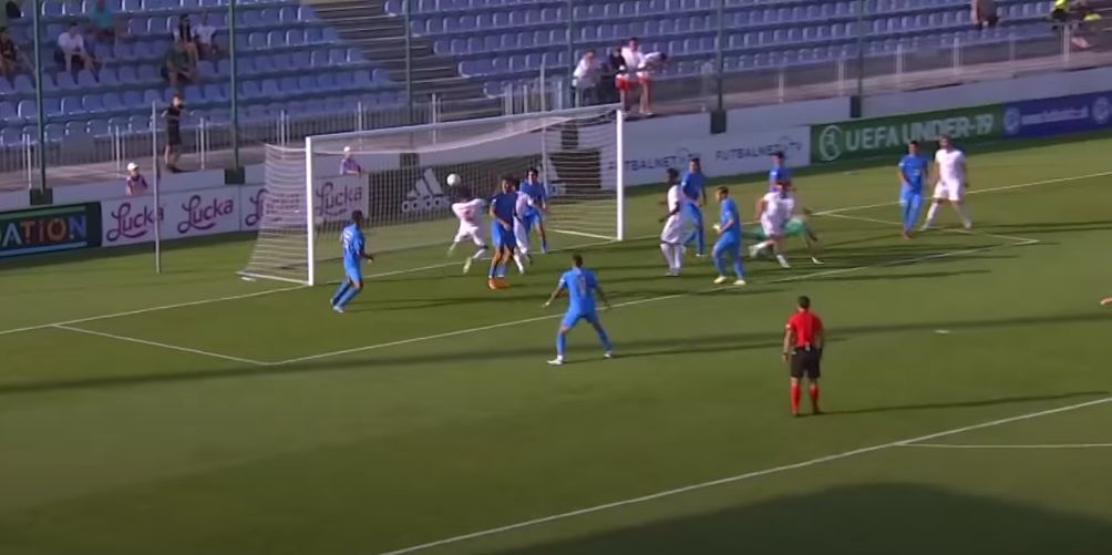 (Video) Jarell Quansah scores semi-final winner for England Under 19s and sends them to the Euros final in Slovakia