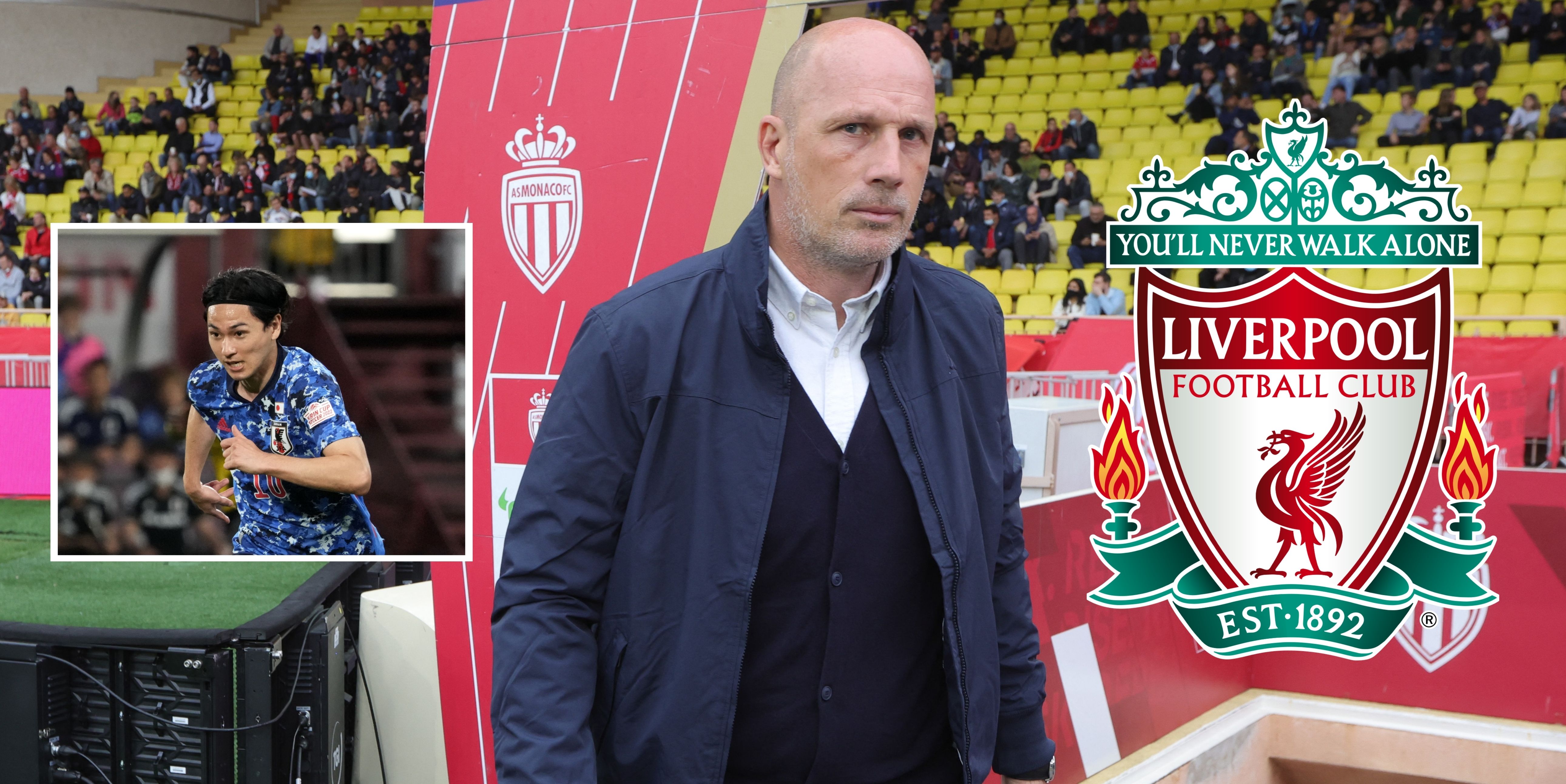 ‘Just like at…’ – Monaco boss makes Liverpool admission ahead of Taki Minamino’s £12.9m transfer switch