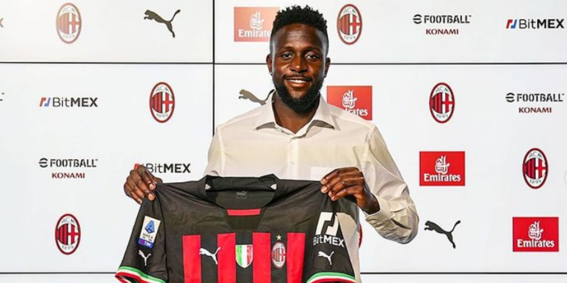 ‘Focused’ – Divock Origi on his move to AC Milan as he poses alongside Paolo Maldini and his new home shirt