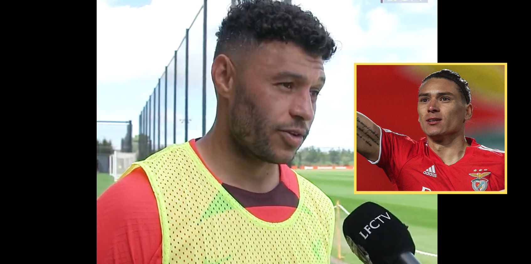 (Video) Oxlade-Chamberlain admits Nunez already reminds him of 22-goal Liverpool teammate: ‘Don’t try and get in a race with him’
